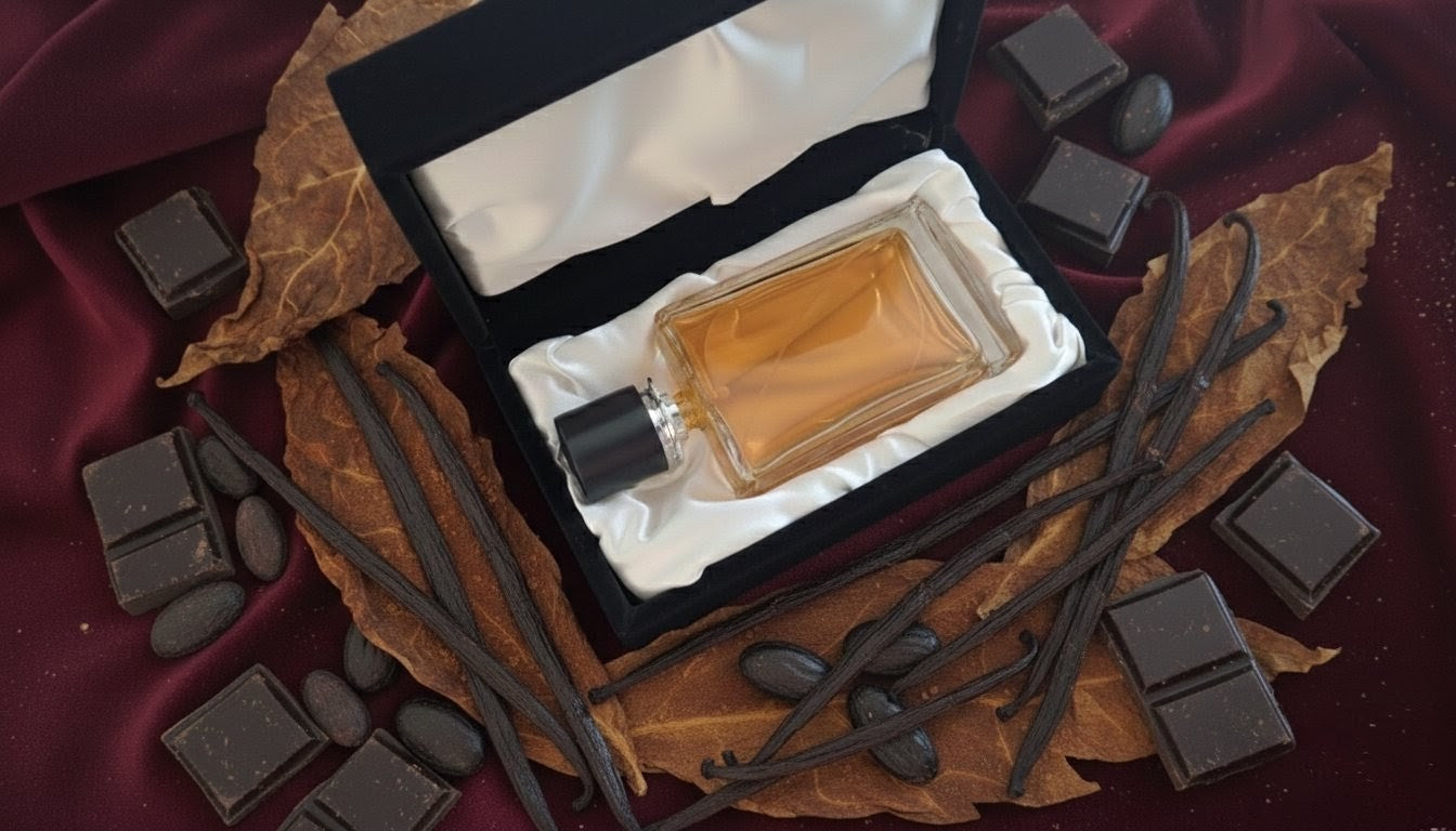 Tobacco leaves vanilla pods